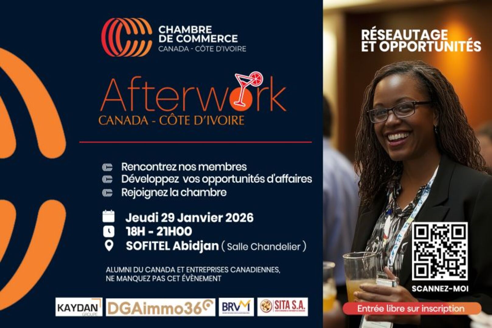 Canada–Côte d’Ivoire Afterwork: A Networking Event for the Canadian Business Ecosystem