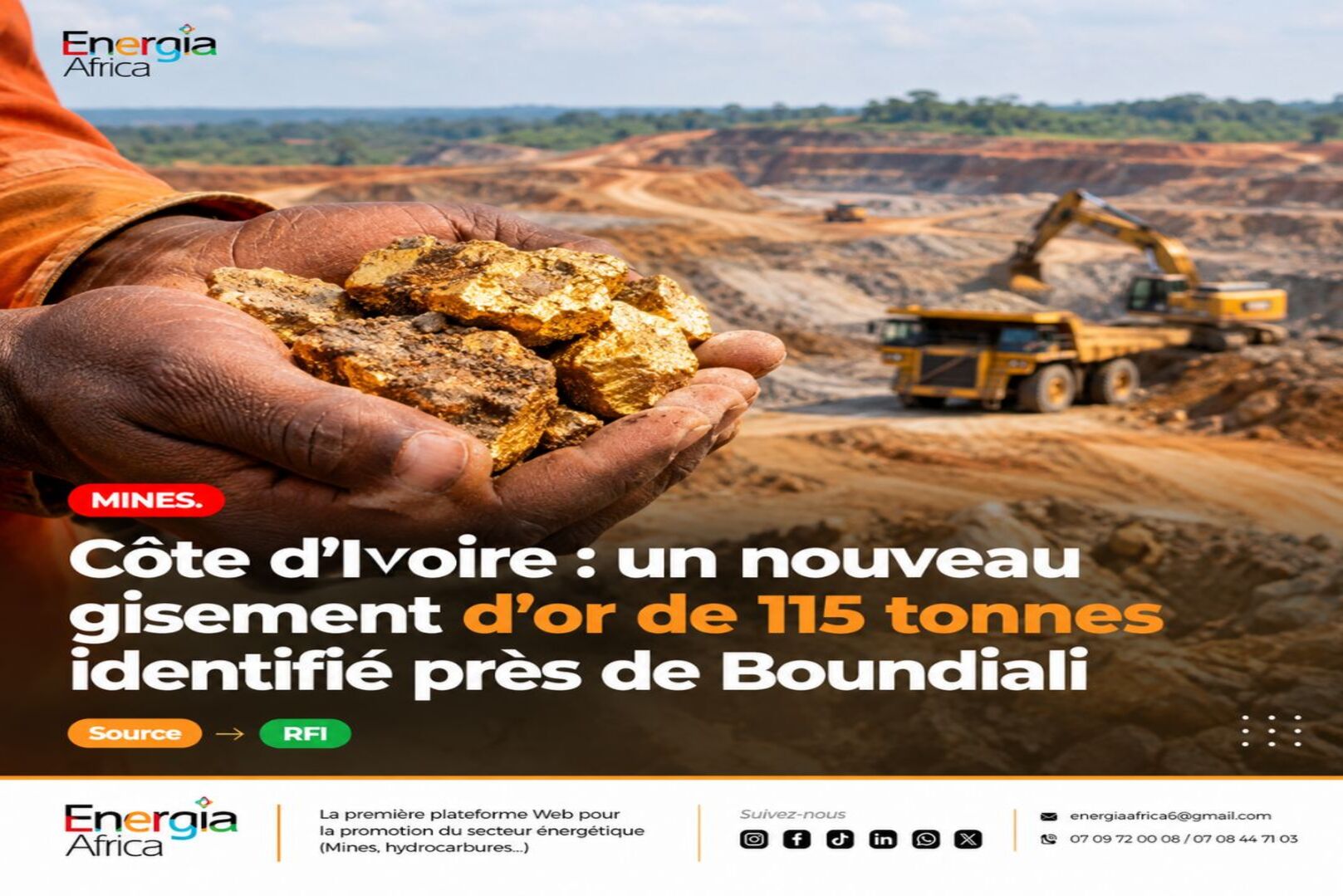 Côte d’Ivoire: A New 115-Tonne Gold Deposit Identified Near Boundiali