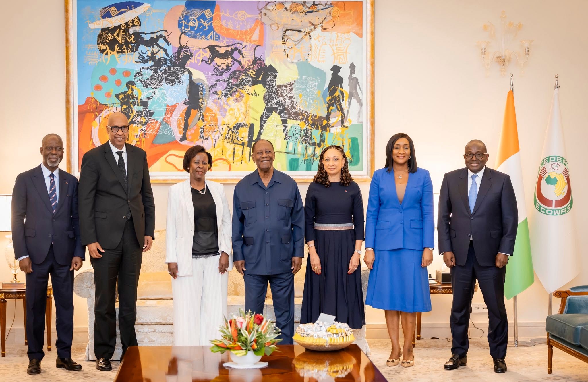 President Alassane Ouattara Meets OIF Secretary-General Louise Mushikiwabo in Abidjan
