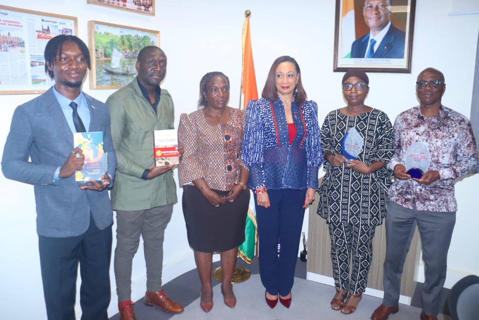 Book Promotion: Minister Françoise Remarck Reaffirms the Government’s Commitment to Supporting Actors in the Sector