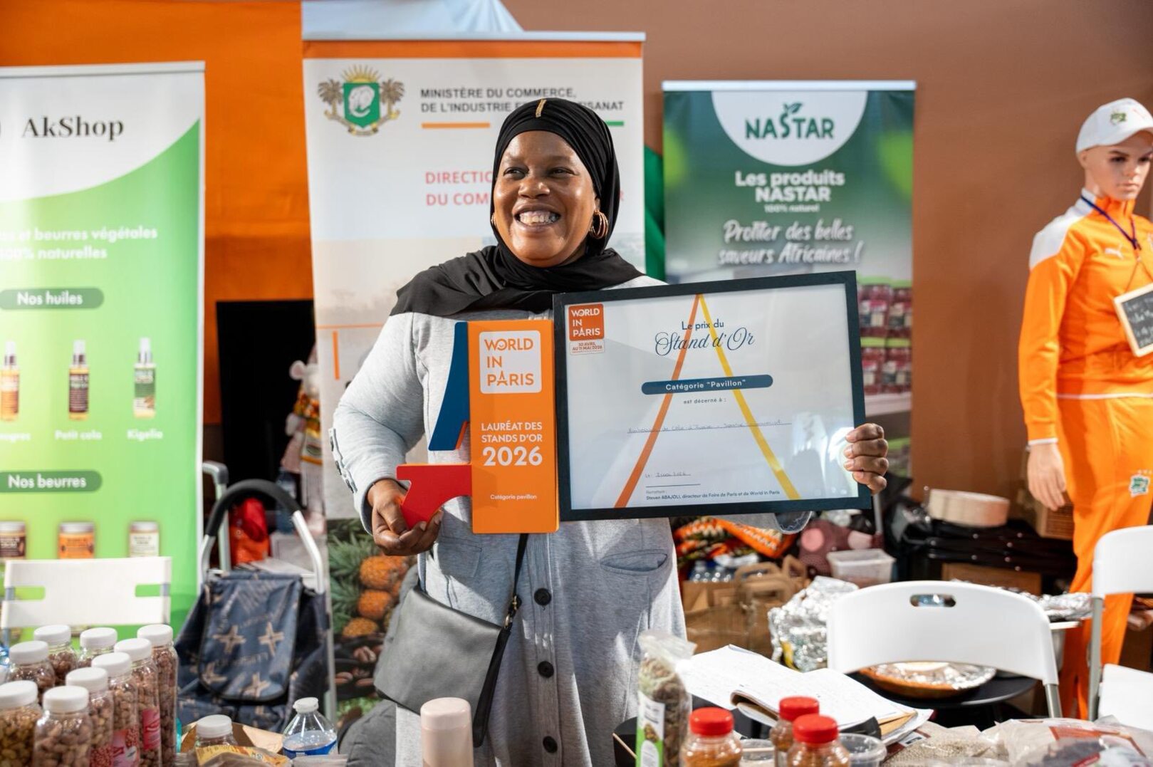 Paris Fair 2026: Côte d’Ivoire wins the prestigious “Golden Stand” Award