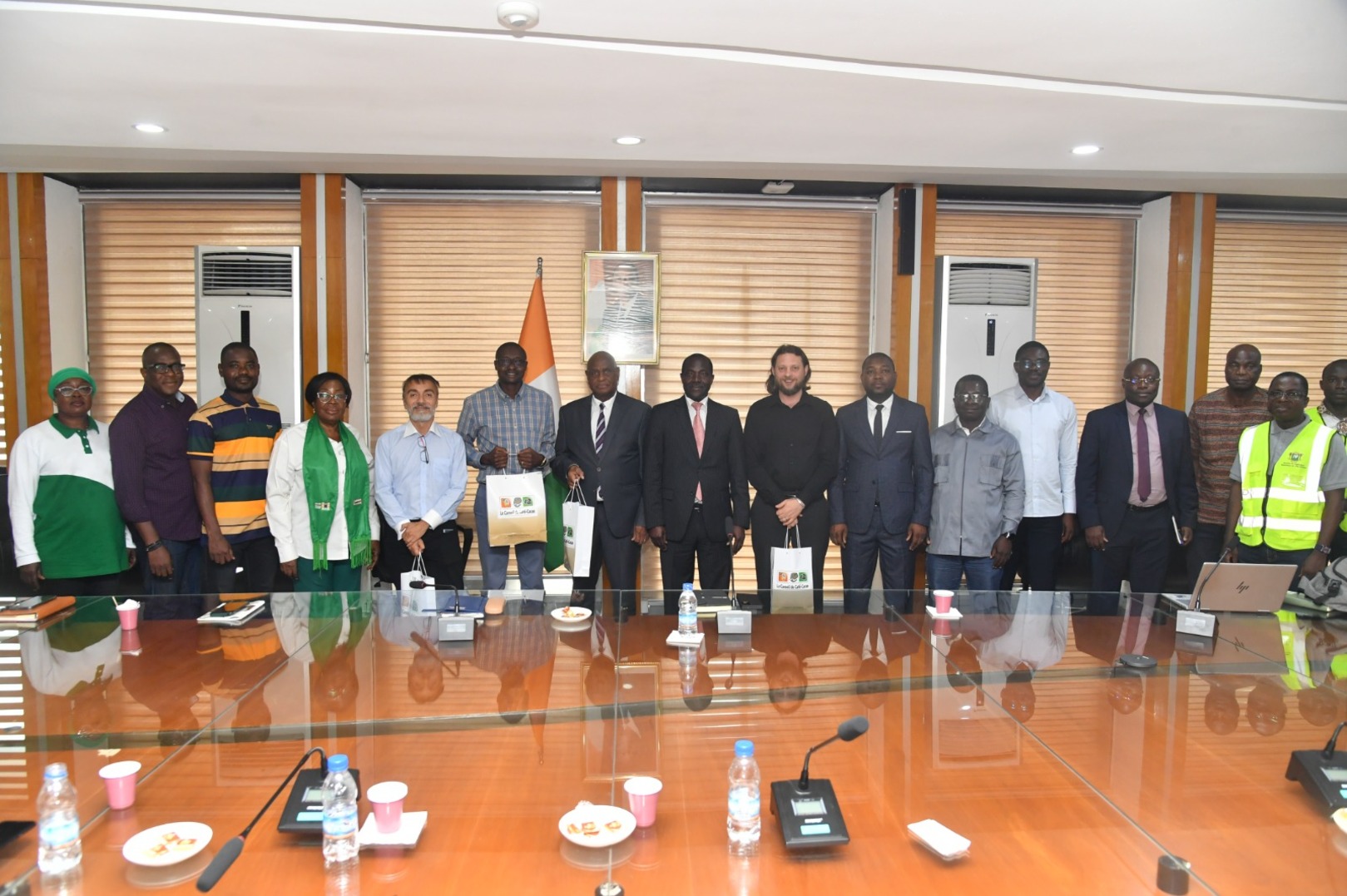 A delegation of Brazilian Agriculture Ministry experts on mission in Côte d’Ivoire