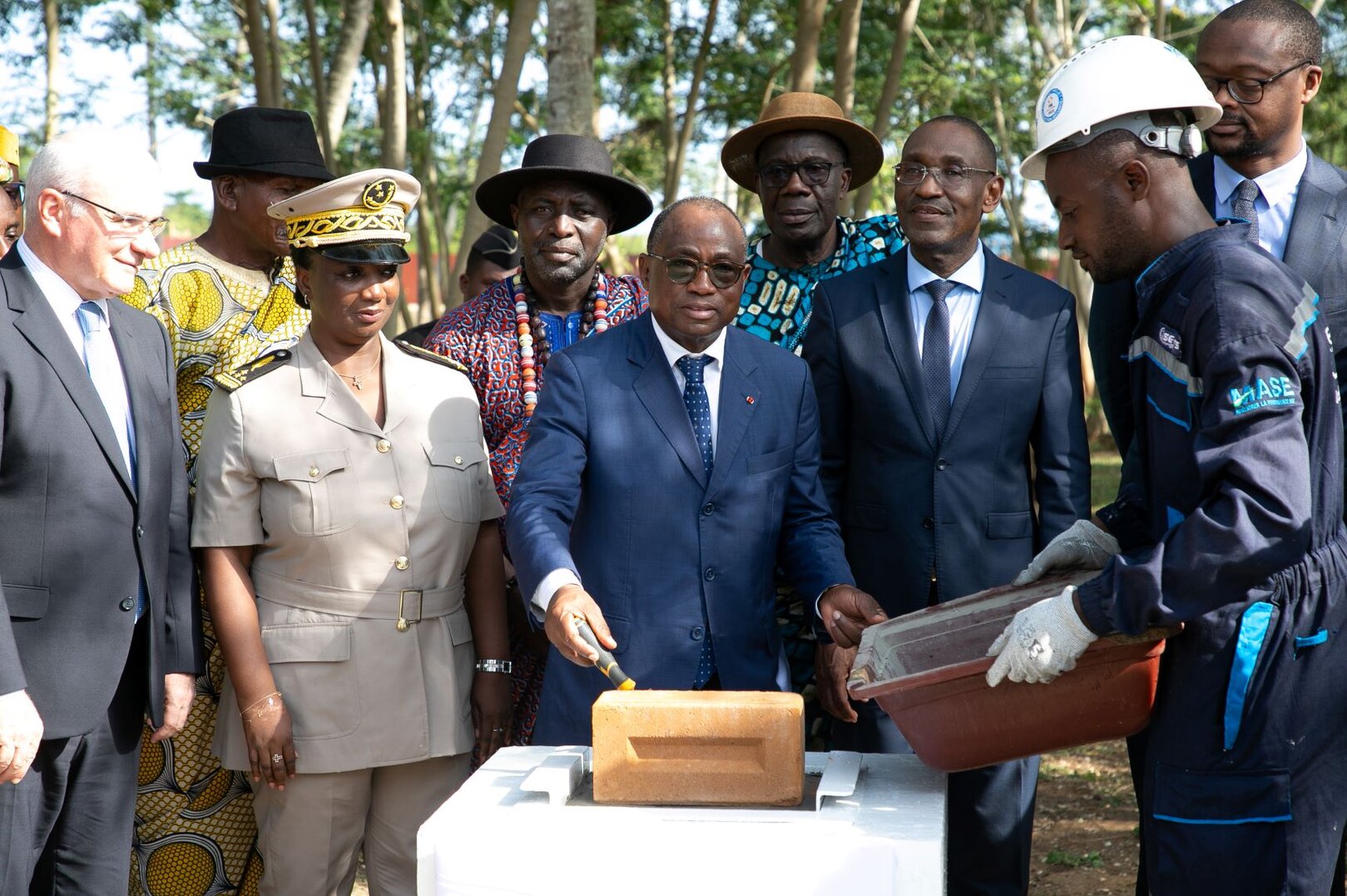 Jacqueville Vocational High School: Minister N’Guessan Koffi Launches Construction of a Technological Laboratory (TechLab)