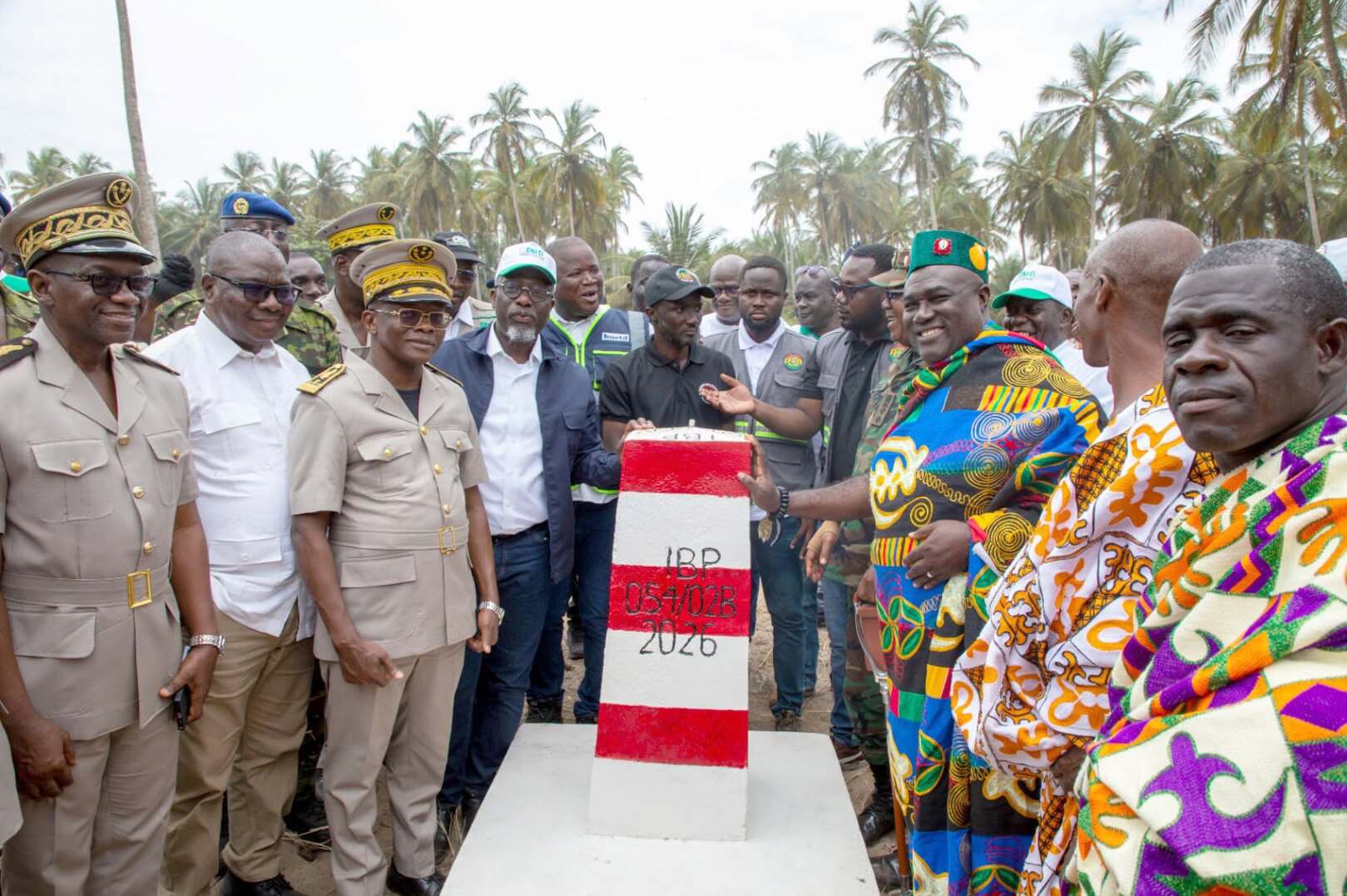 Côte d’Ivoire and Ghana advance border demarcation with new boundary markers