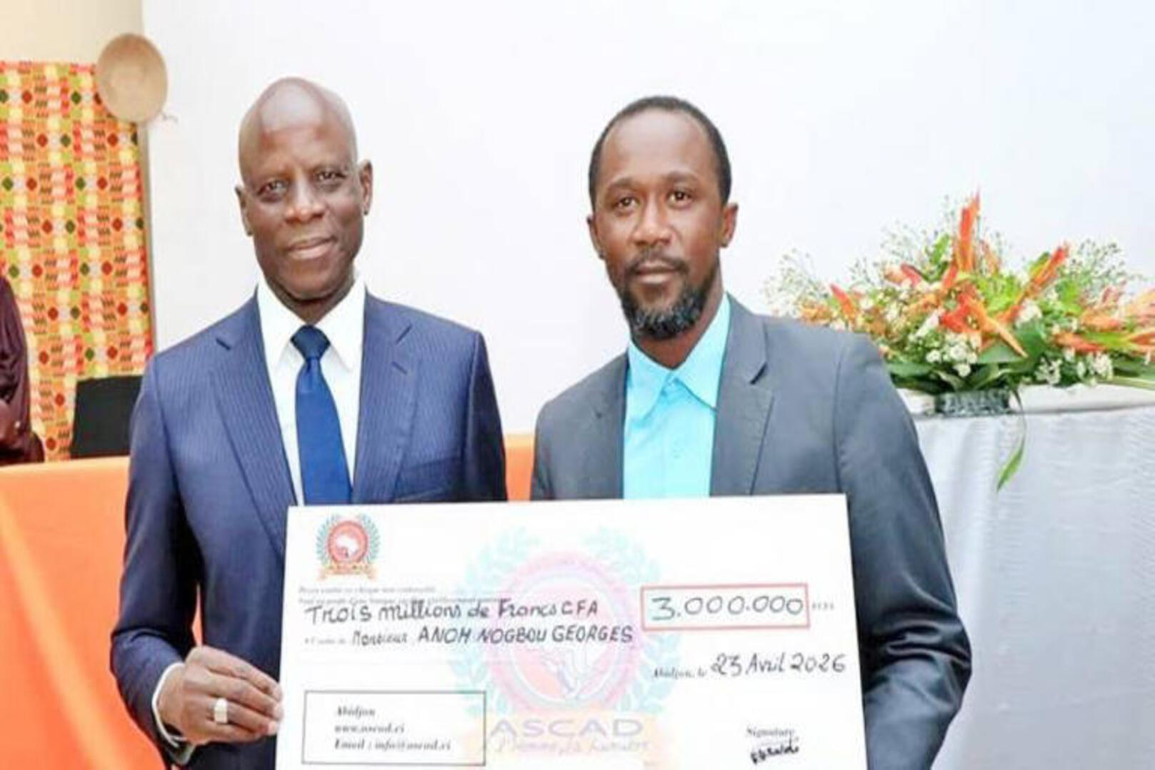 Distinction: Virtual University of Côte d’Ivoire wins ASCAD research grant