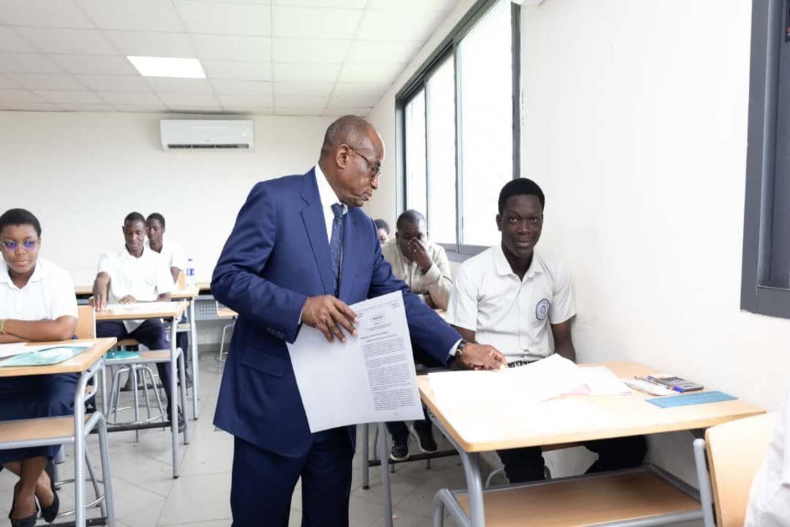 Baccalaureate 2026: Minister N’Guessan Koffi Launches Written Exams for 329,372 Candidates Nationwide