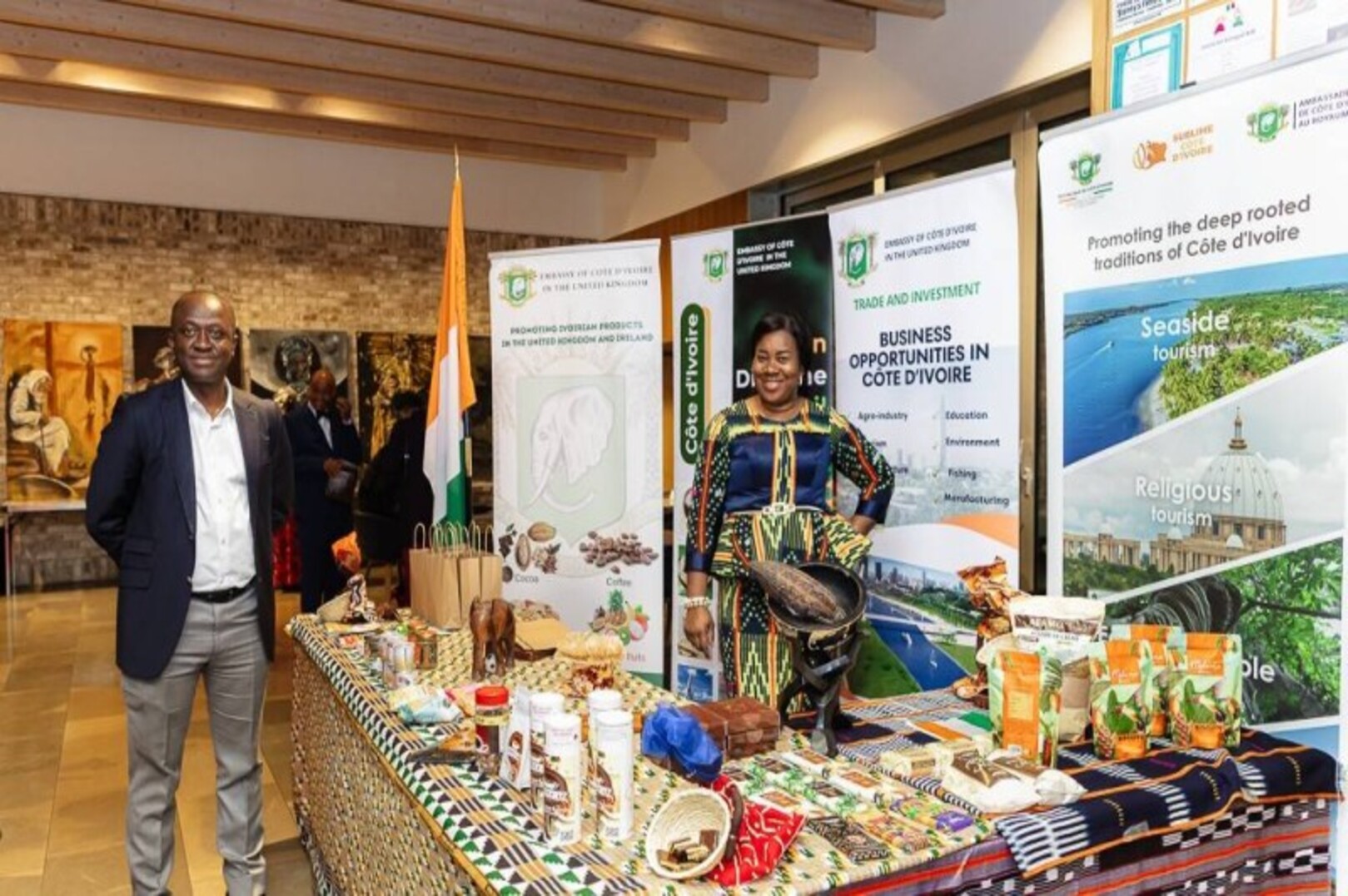 Côte d’Ivoire promotes sustainable cocoa in Cambridge