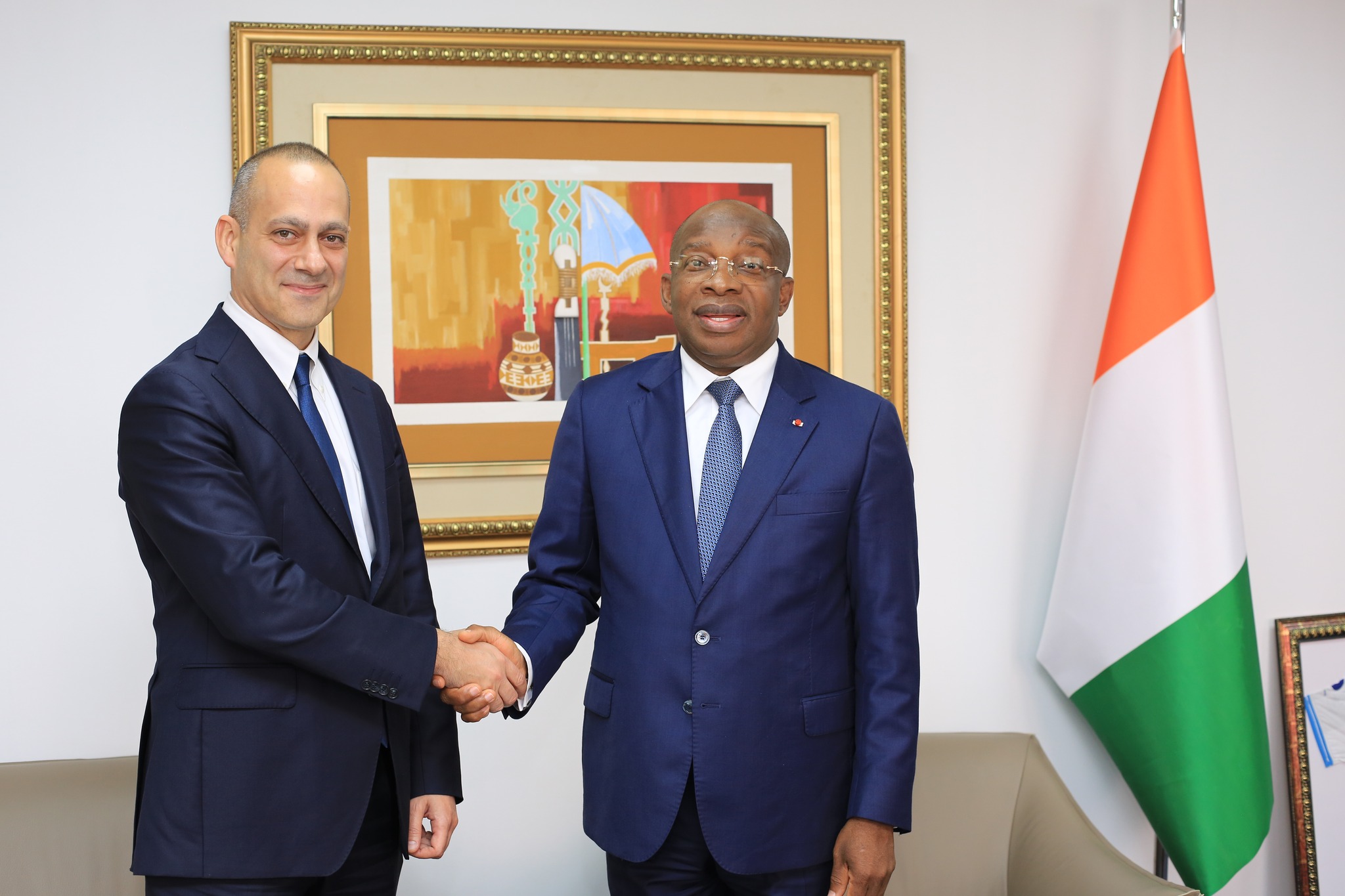 Ivory Coast's Minister of Tourism Meets with Turkish Investors from FB GROUP