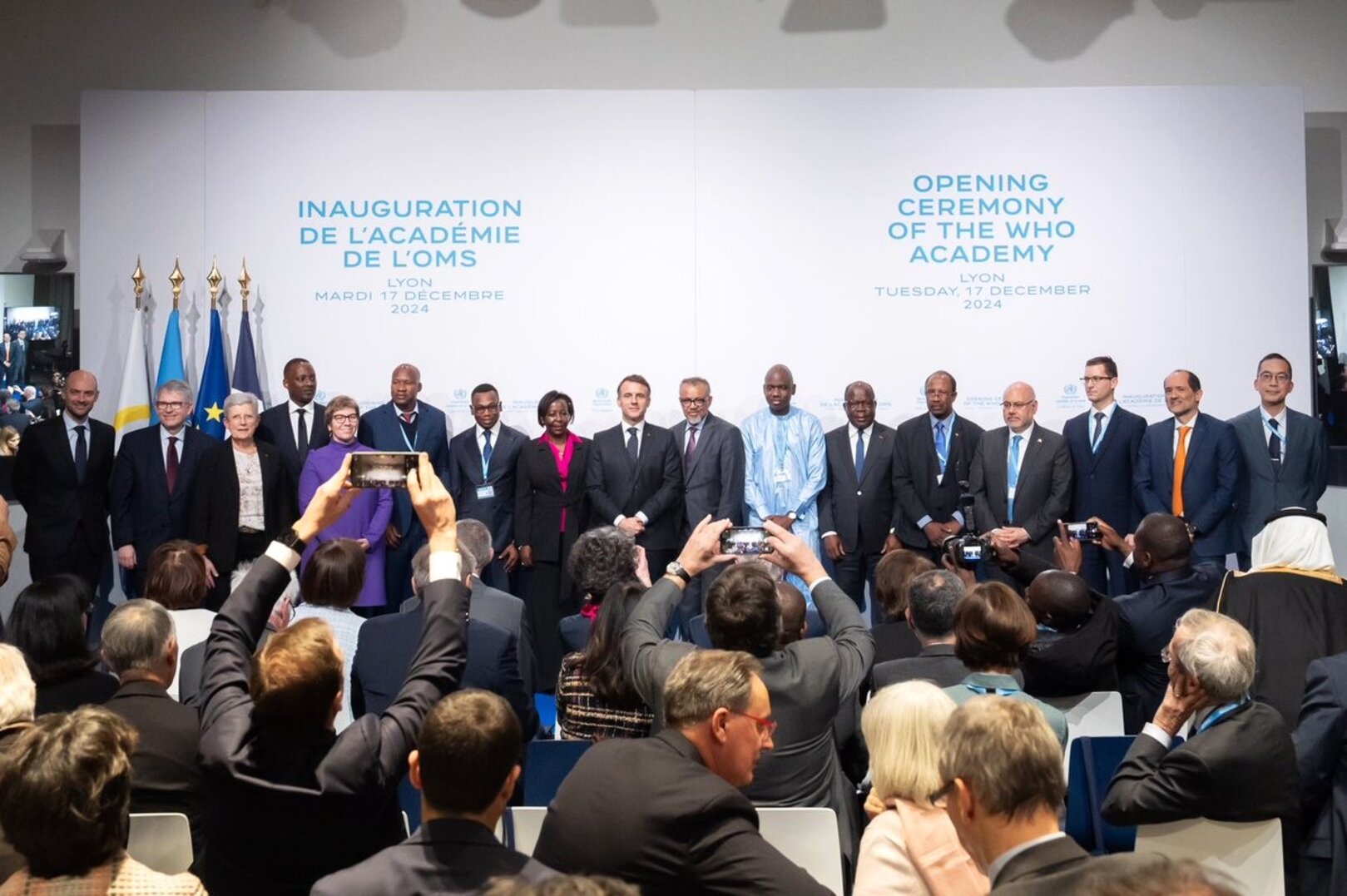 Minister Pierre N'gou Dimba Represents Ivory Coast at the Inauguration of the WHO Academy in Lyon