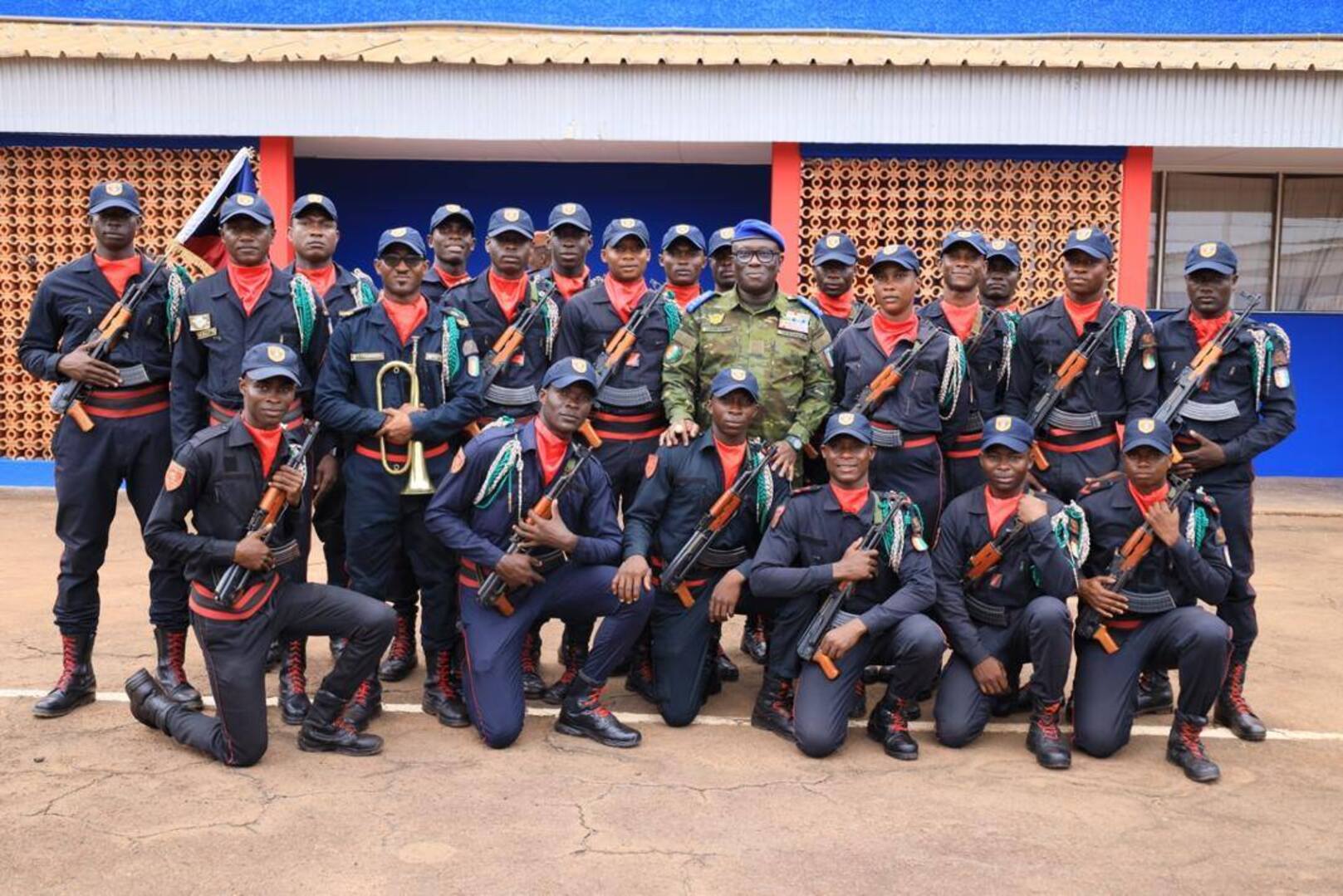 The Ivorian Armed Forces Tour: First Stage in Daloa, a City in Central-Western Côte d’Ivoire, and Yamoussoukro, the Political Capital, Focused on Troop Engagement