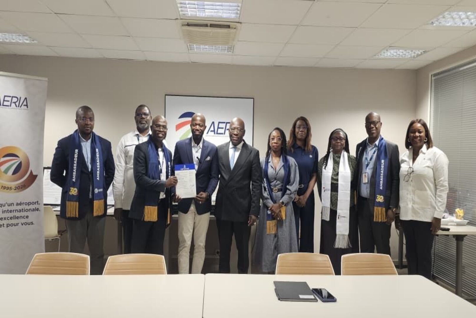 AERIA (Abidjan International Airport) obtains ISO 50001 certification and strengthens its commitment to sustainable energy management