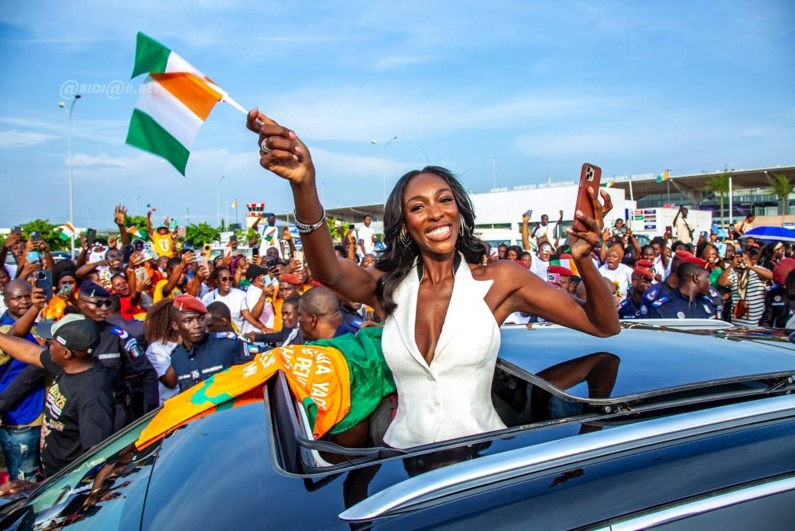Olivia Yacé Returns to Côte d’Ivoire Amidst Hero’s Welcome After Miss Universe 2025