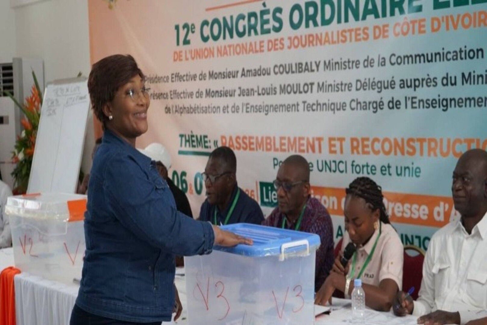 12th Ordinary Congress of the National Union of Journalists of Côte d’Ivoire: Marie-Laure N’Goran Becomes the First Woman President in History