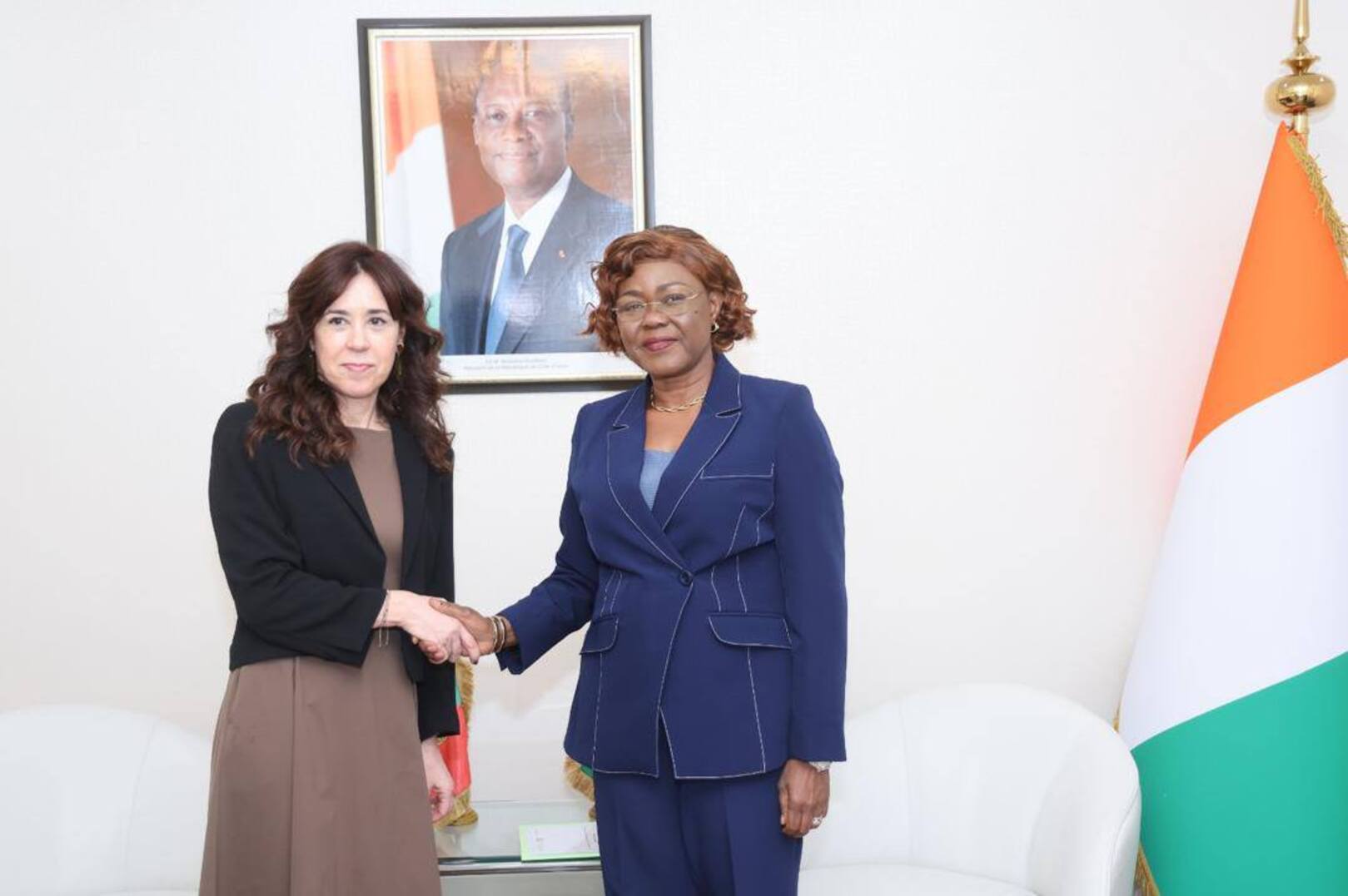 The ambassador of portugal to côte d’ivoire bids farewell to minister of state nialé kaba