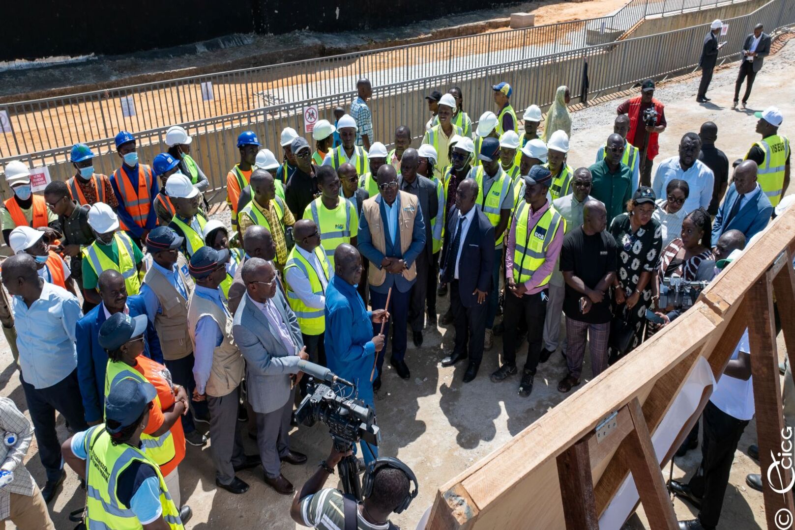 PARU Sanitation and Drainage Projects: Minister Amédé Kouakou Koffi Satisfied with Progress of Works