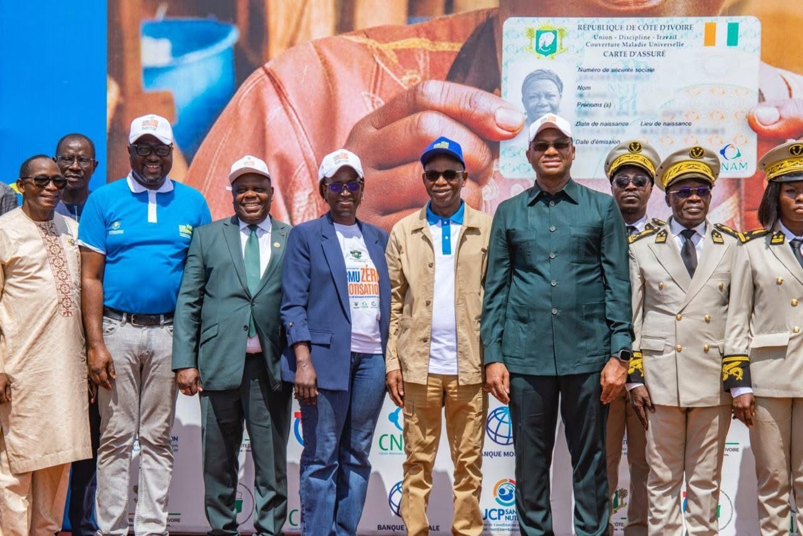 CMU Zero Contribution Caravan: Minister Adama Kamara Urges Béoumi Residents to Join the CMU in Large Numbers