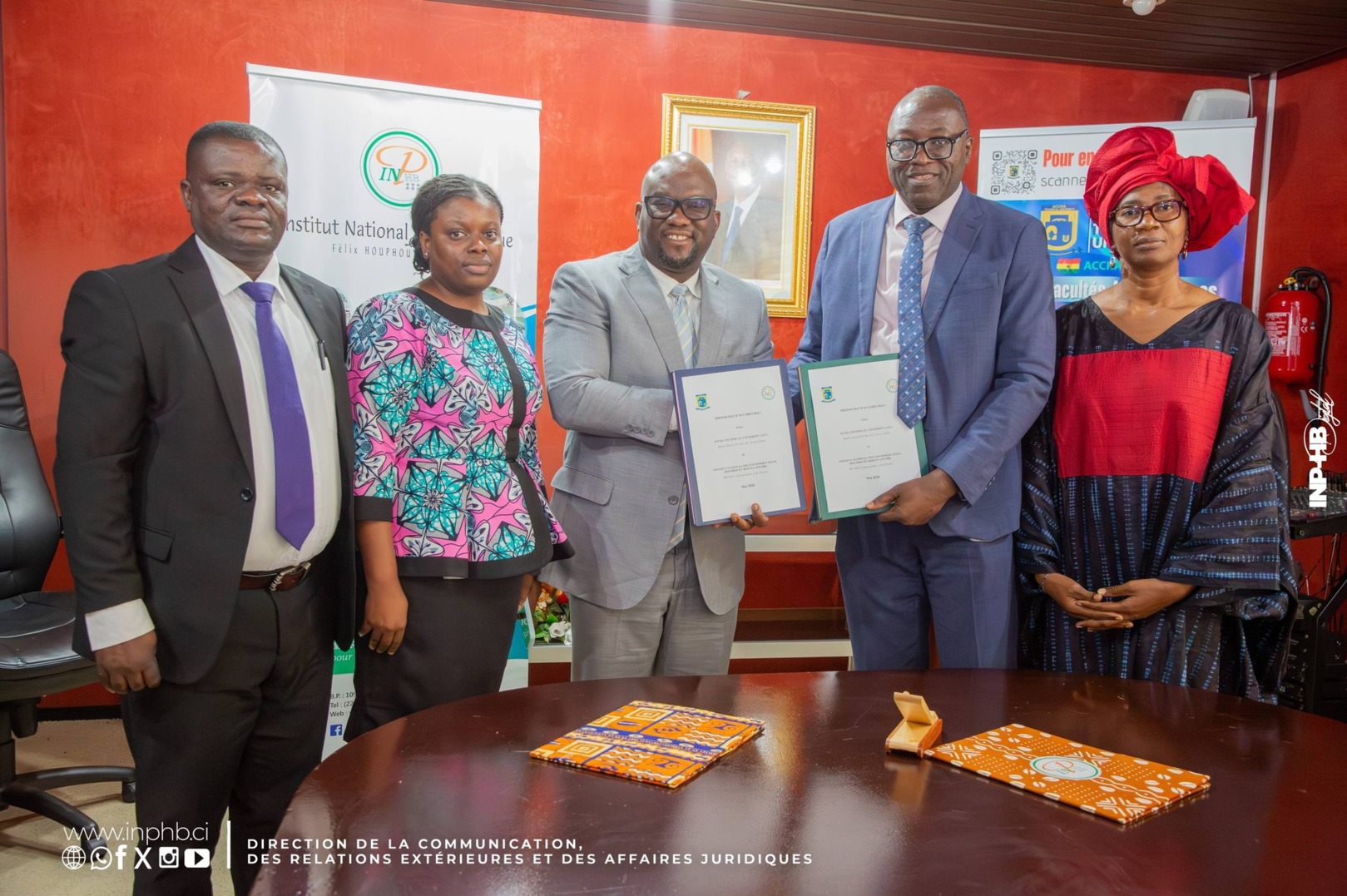 INP-HB and Accra Technical University sign strategic partnership to boost academic excellence