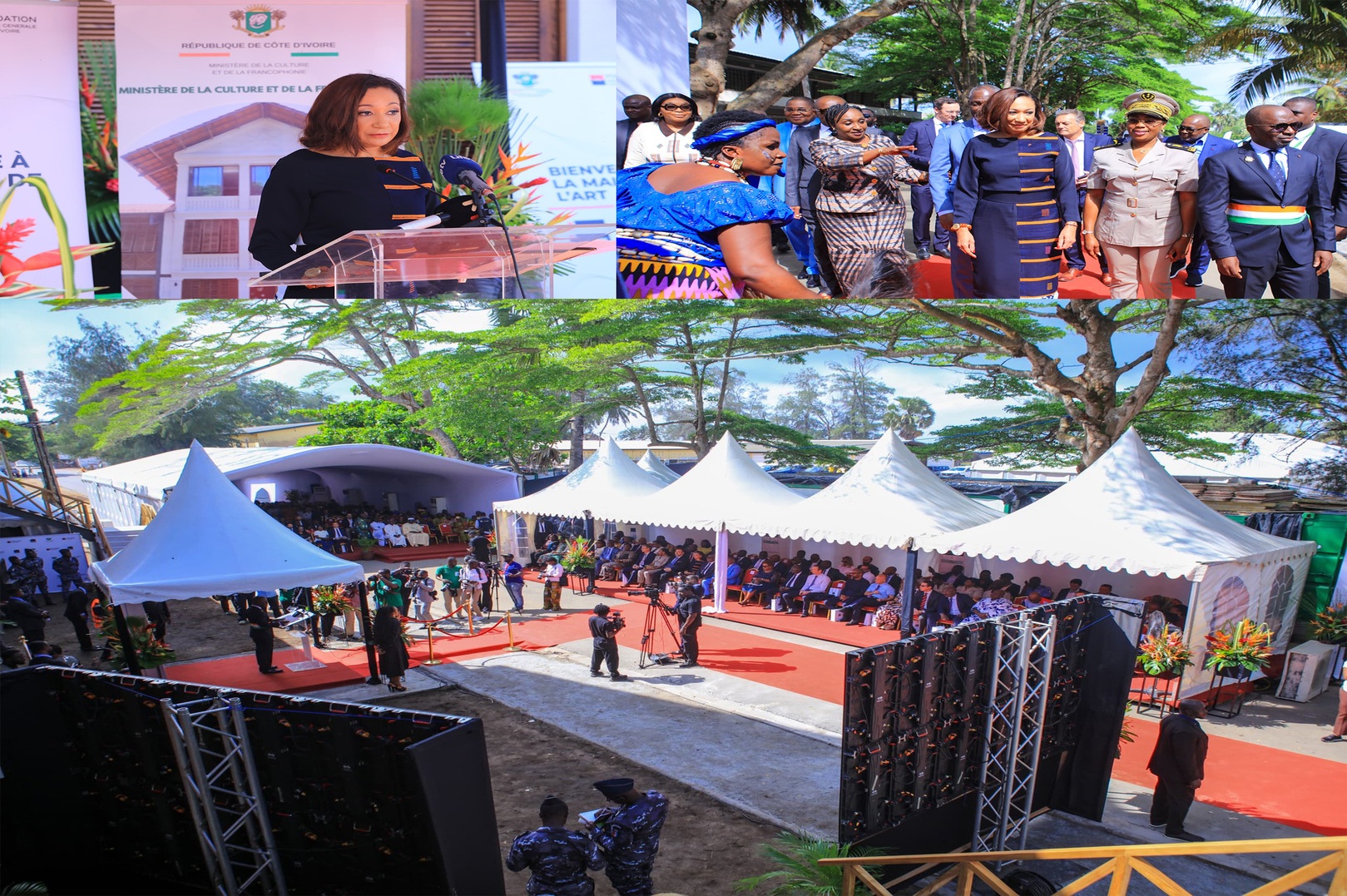 Minister Remarck Inaugurates New Contemporary Art Space in Grand-Bassam