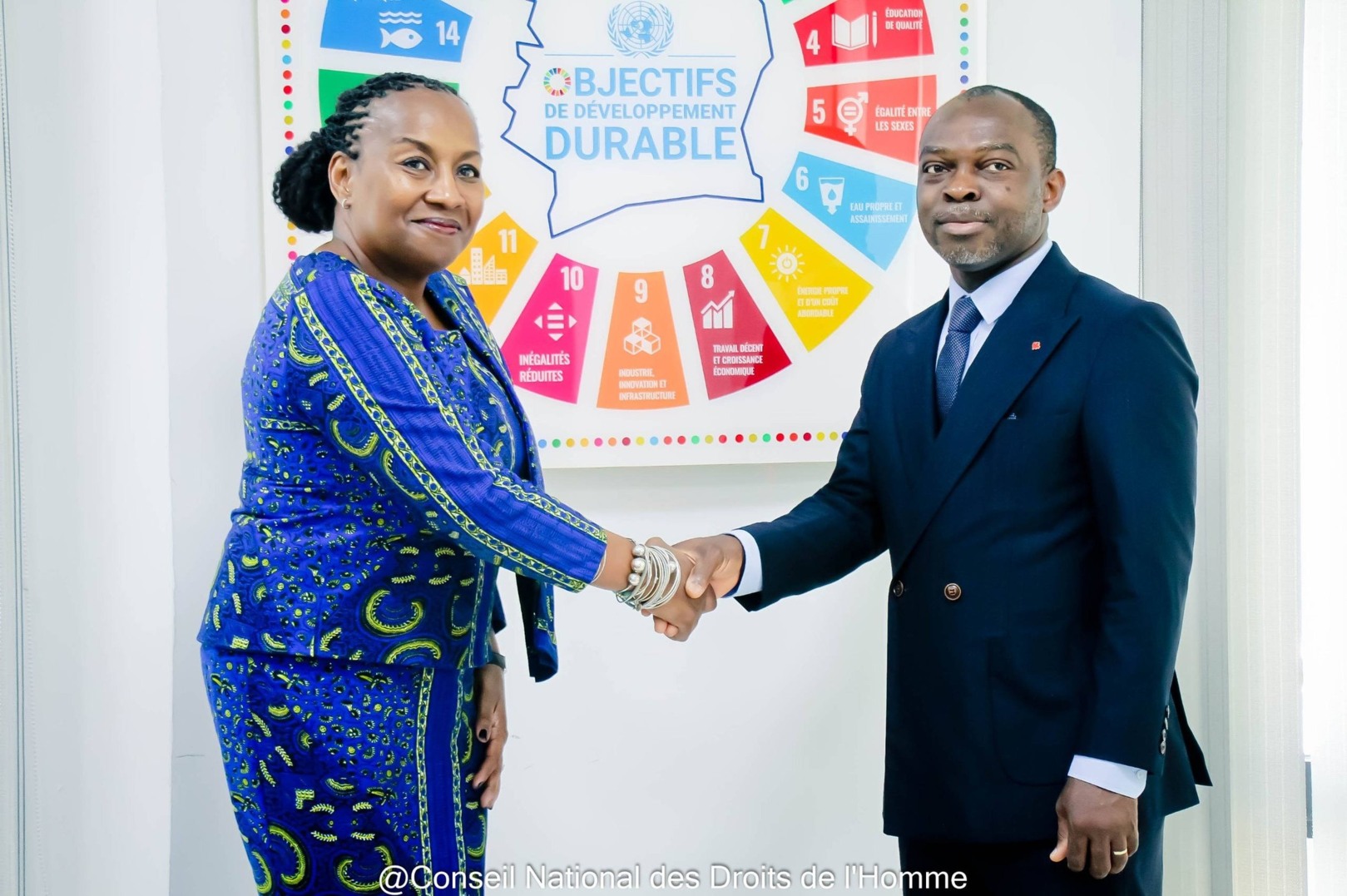 CNDH and UN Discuss Key Human Rights Challenges in Côte d’Ivoire